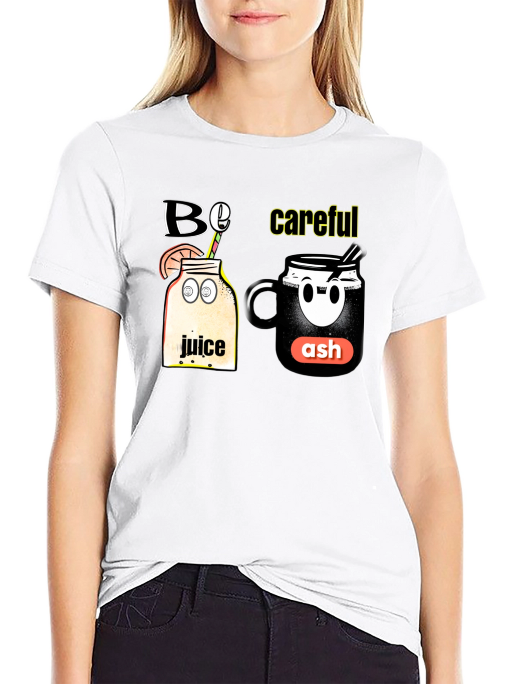 Be Careful T-Shirt - Juice and Ash Design