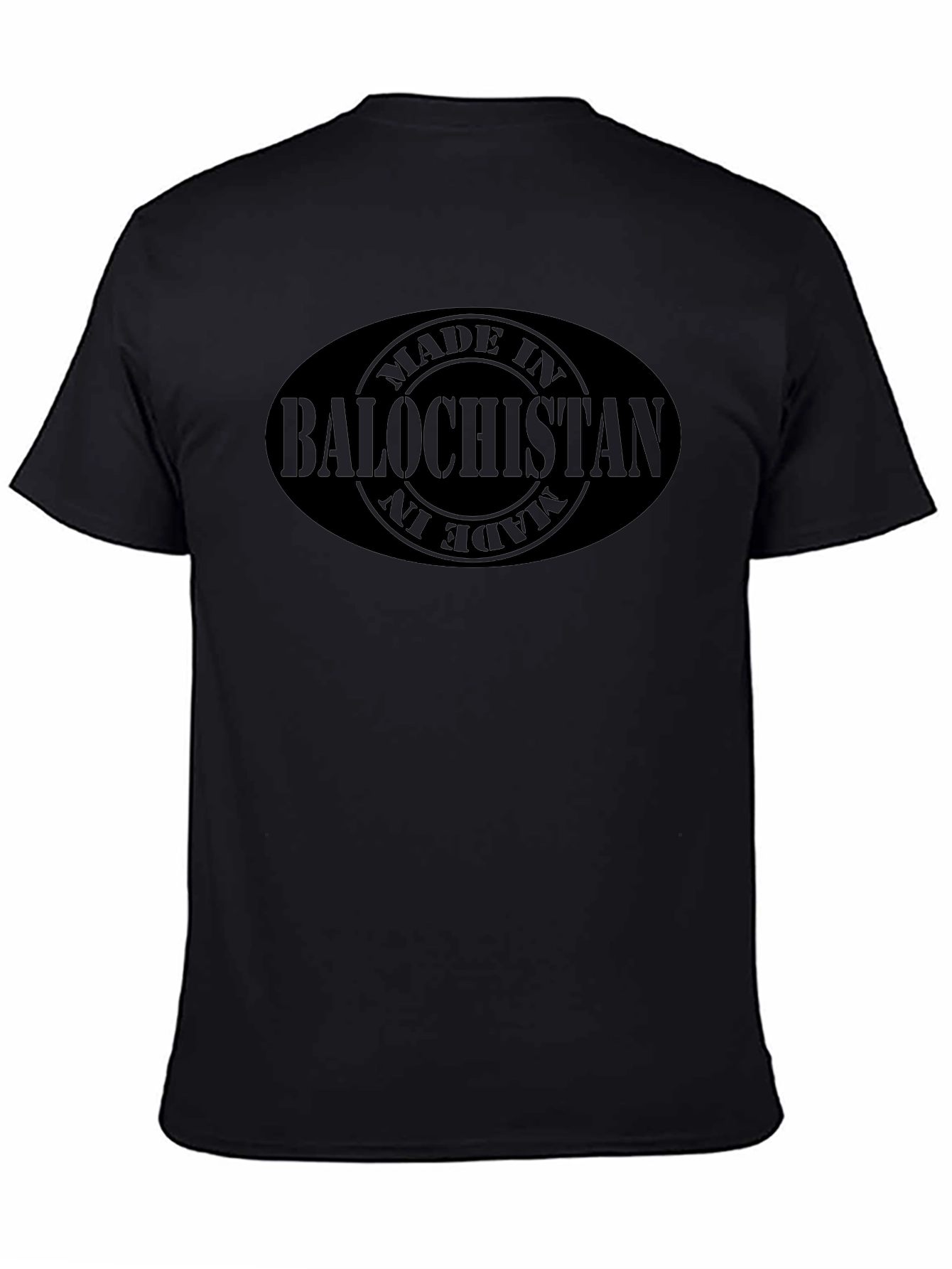 Made in Balochistan Black T-Shirt
