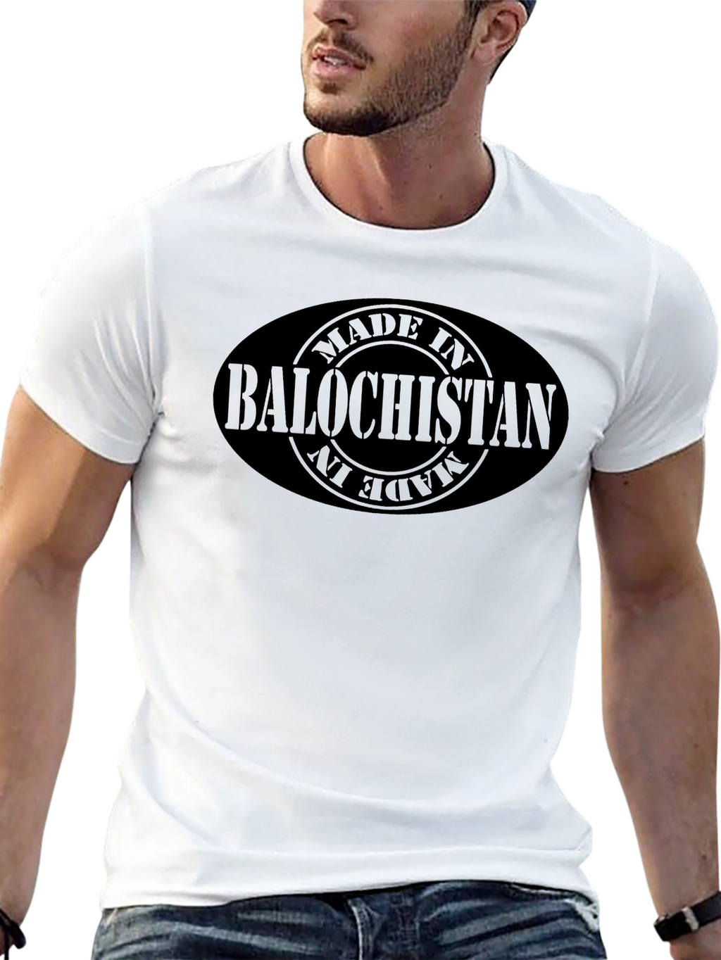 Made in Balochistan Black T-Shirt