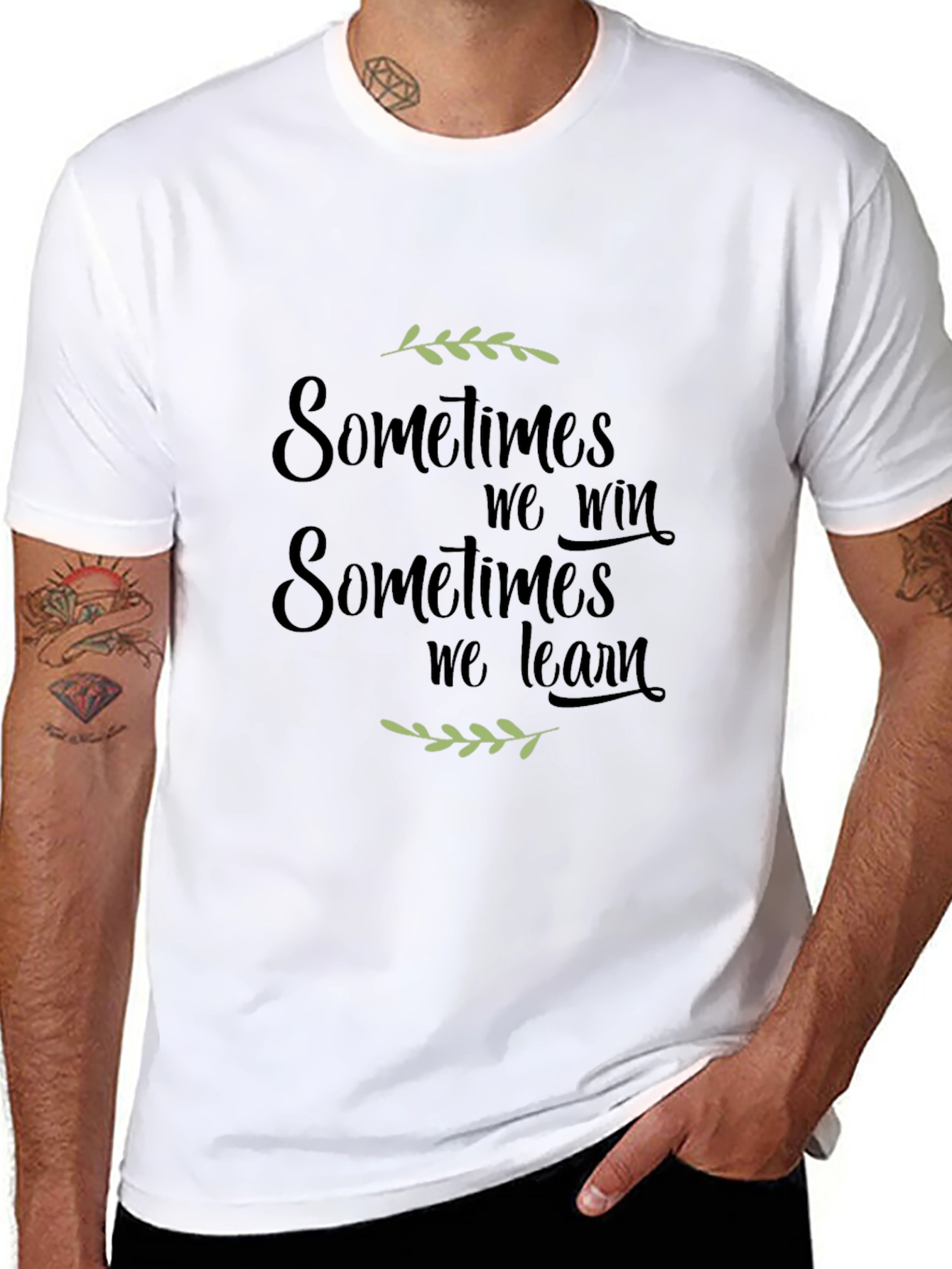 Motivational T-Shirt - Win or Learn