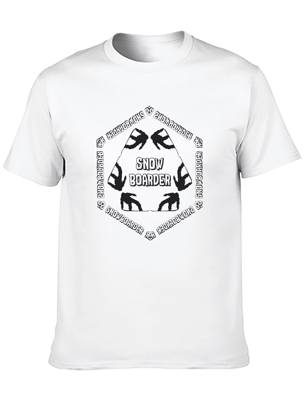 Snowboarder Graphic Tee - Cool Design
