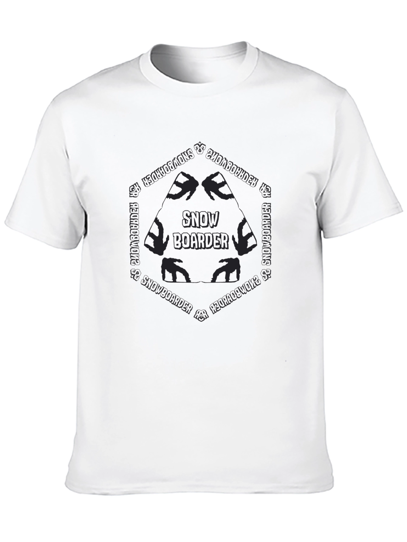 Snowboarder Graphic Tee - Cool Design