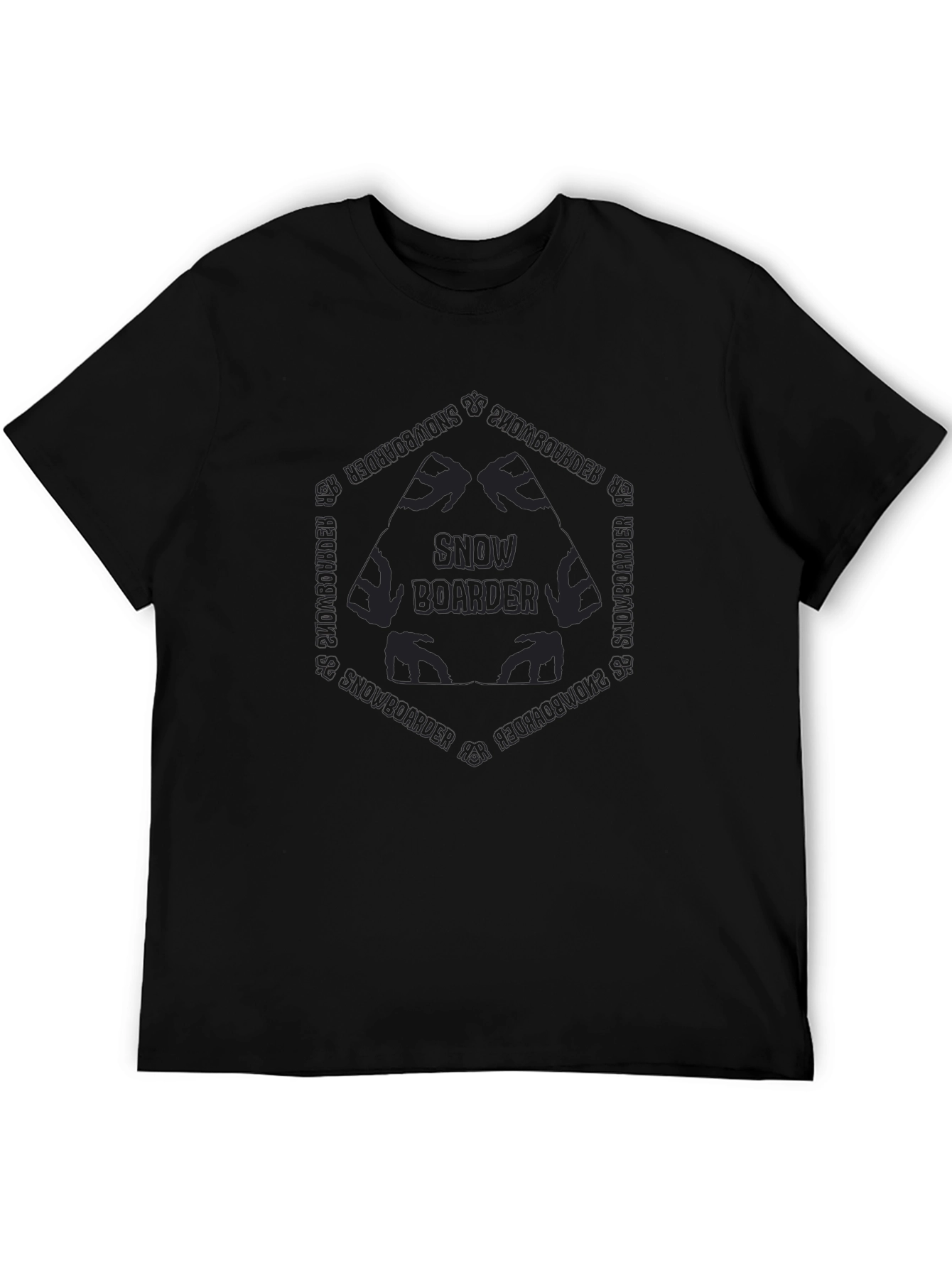 Snowboarder Graphic Tee - Cool Design