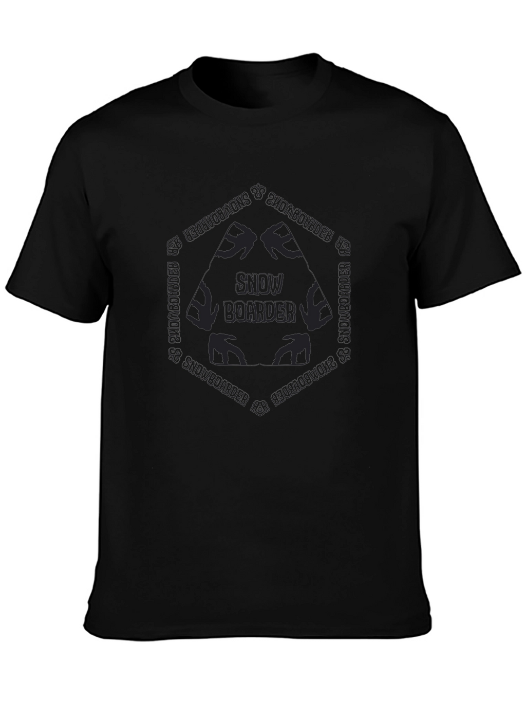 Snowboarder Graphic Tee - Cool Design