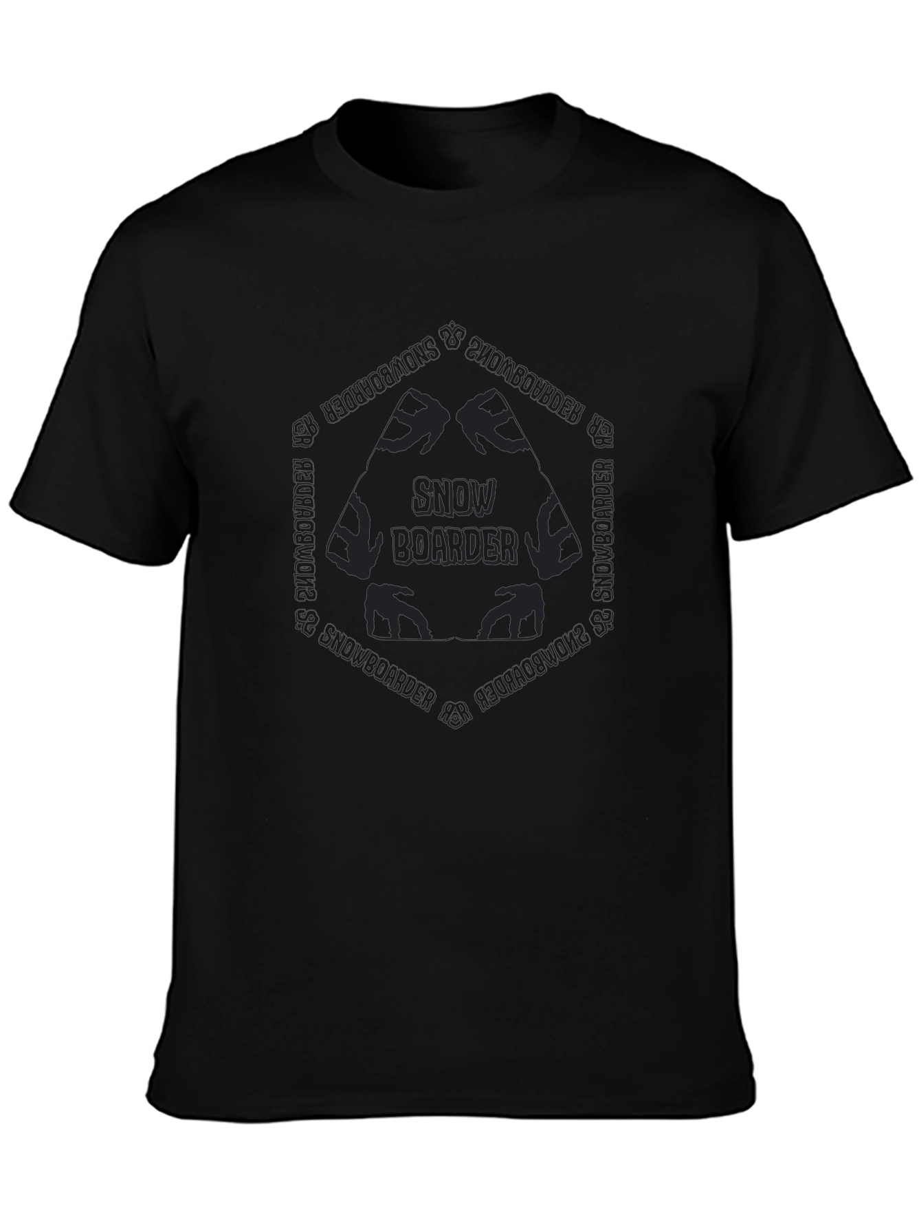 Snowboarder Graphic Tee - Cool Design