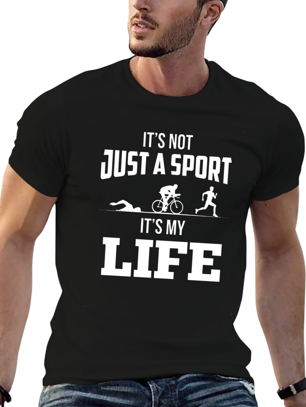 Triathlon T-Shirt: Its My Life