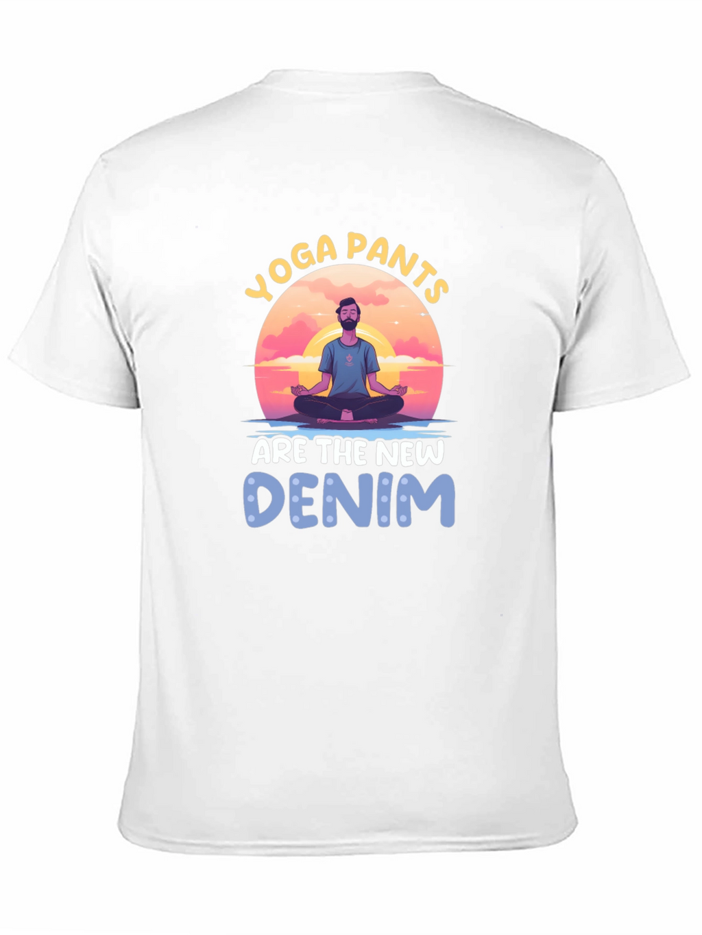 Yoga Pants New Denim Graphic Tee