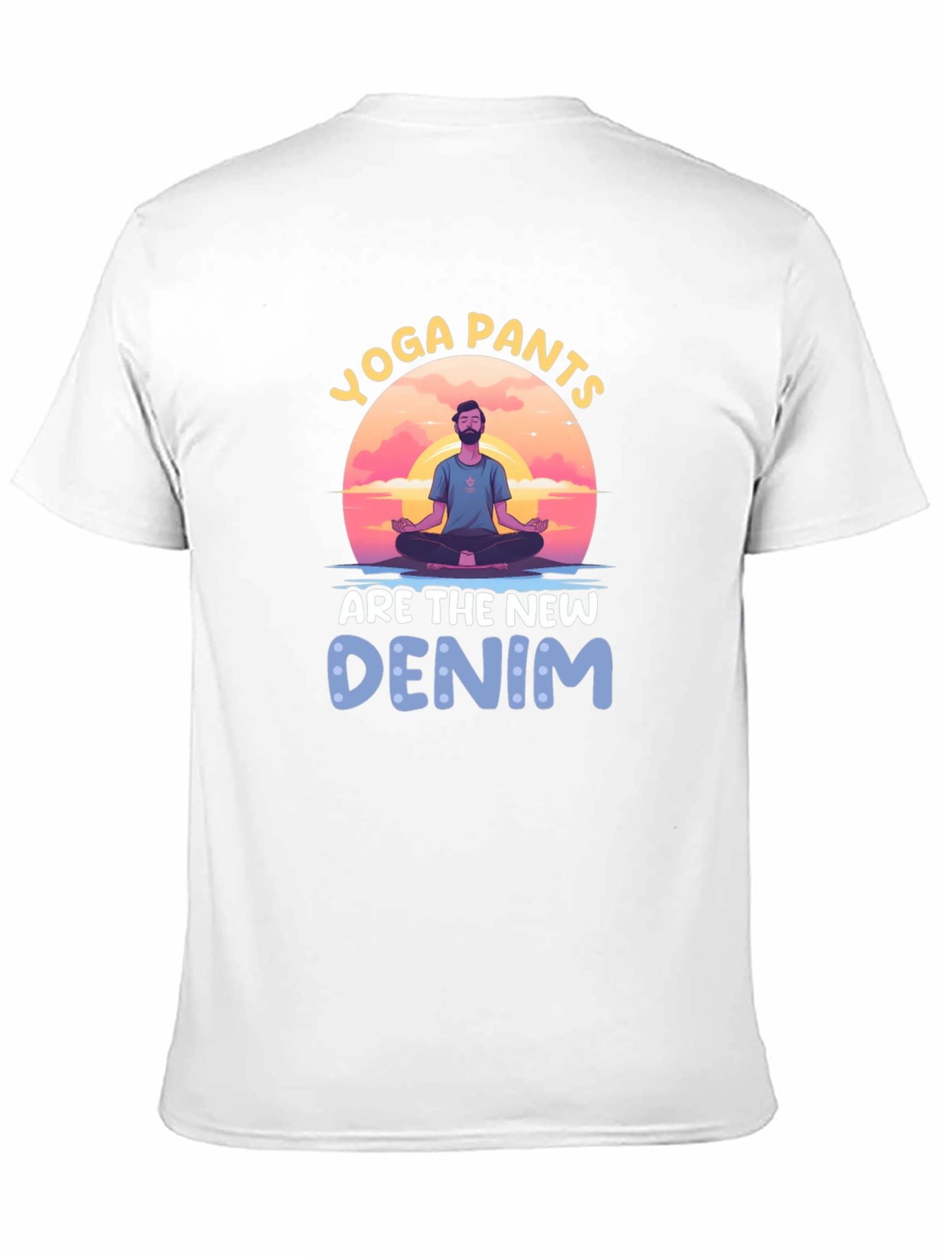 Yoga Pants New Denim Graphic Tee