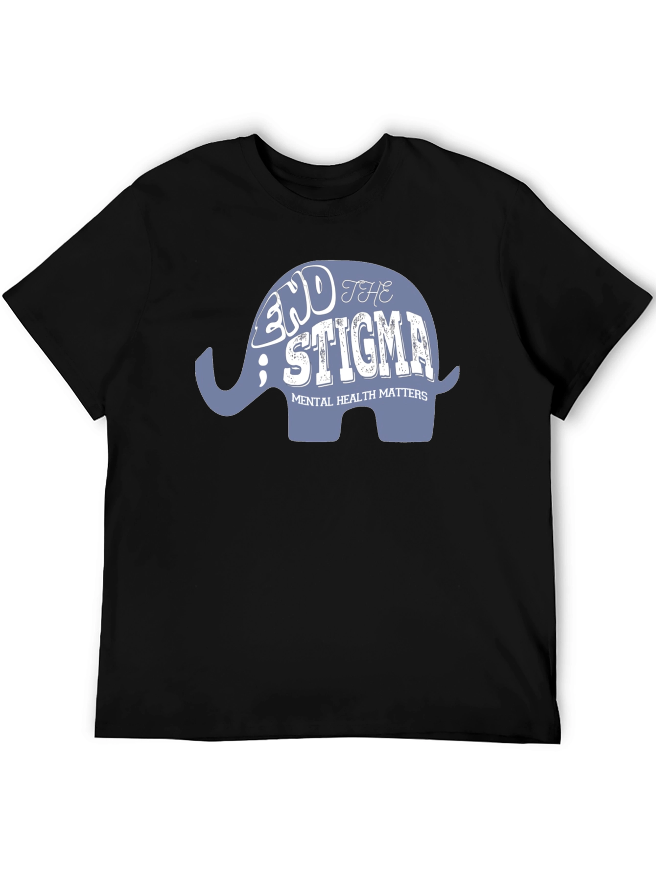 End the Stigma Mental Health Matters Graphic T-Shirt