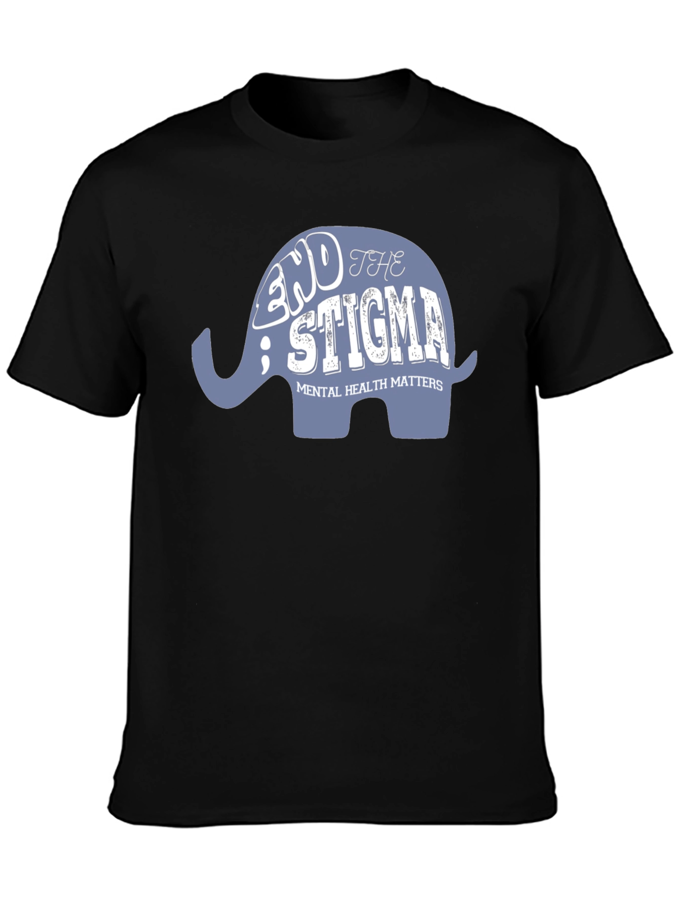 End the Stigma Mental Health Matters Graphic T-Shirt