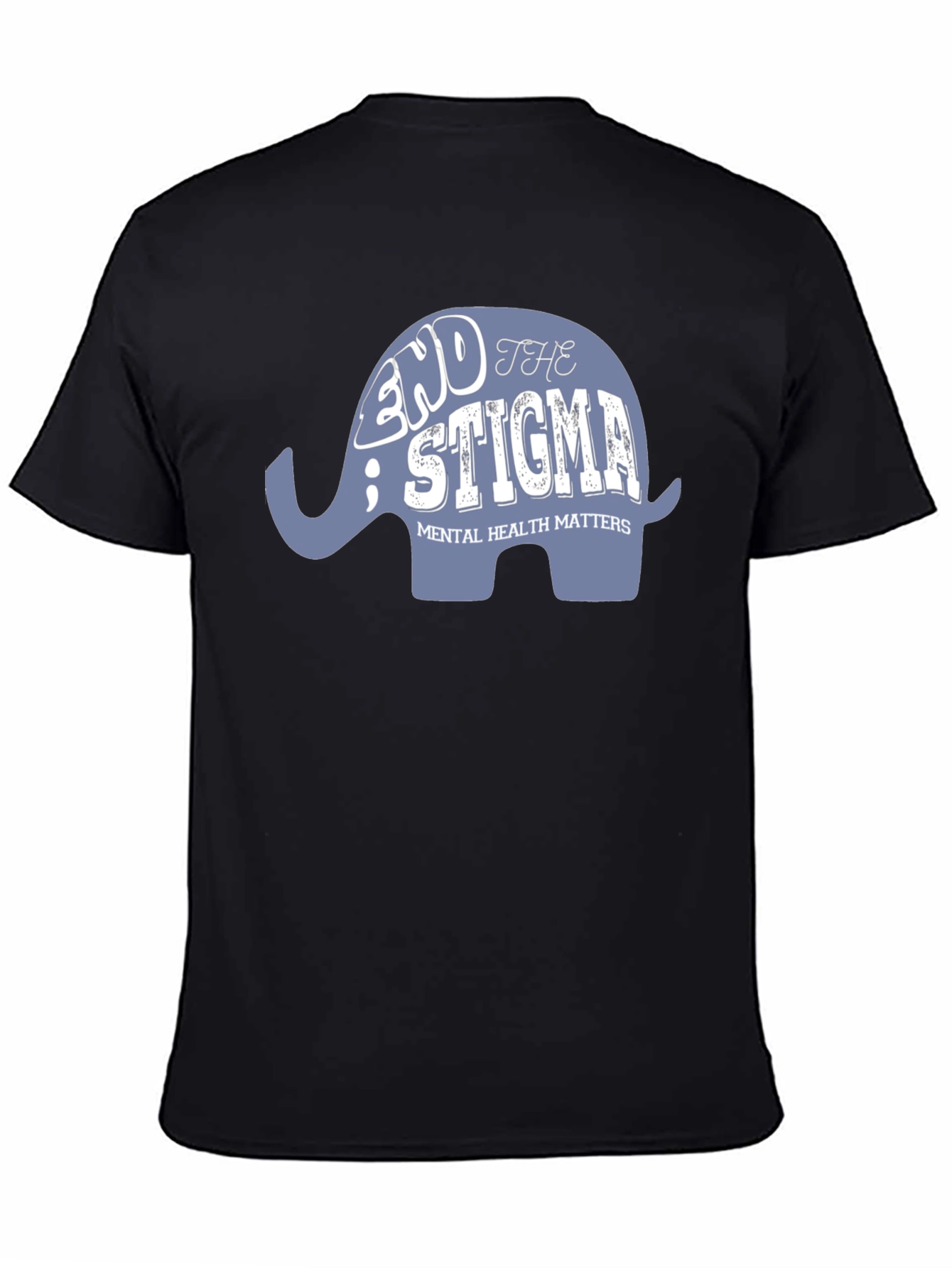 End the Stigma Mental Health Matters Graphic T-Shirt
