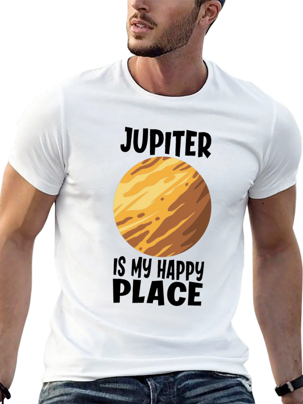 Jupiter My Happy Place Graphic Tee
