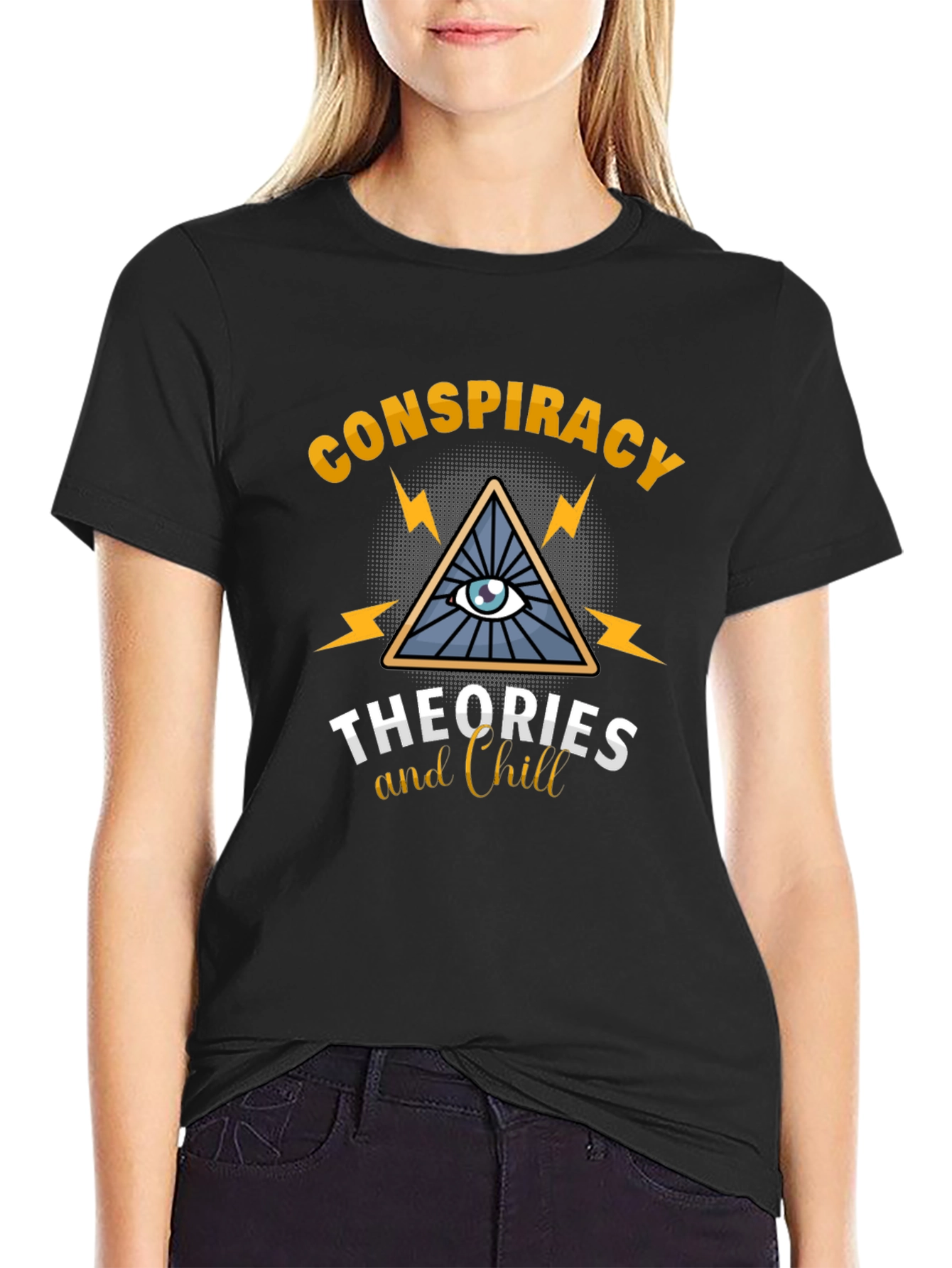 Conspiracy Theories and Chill Graphic T-Shirt