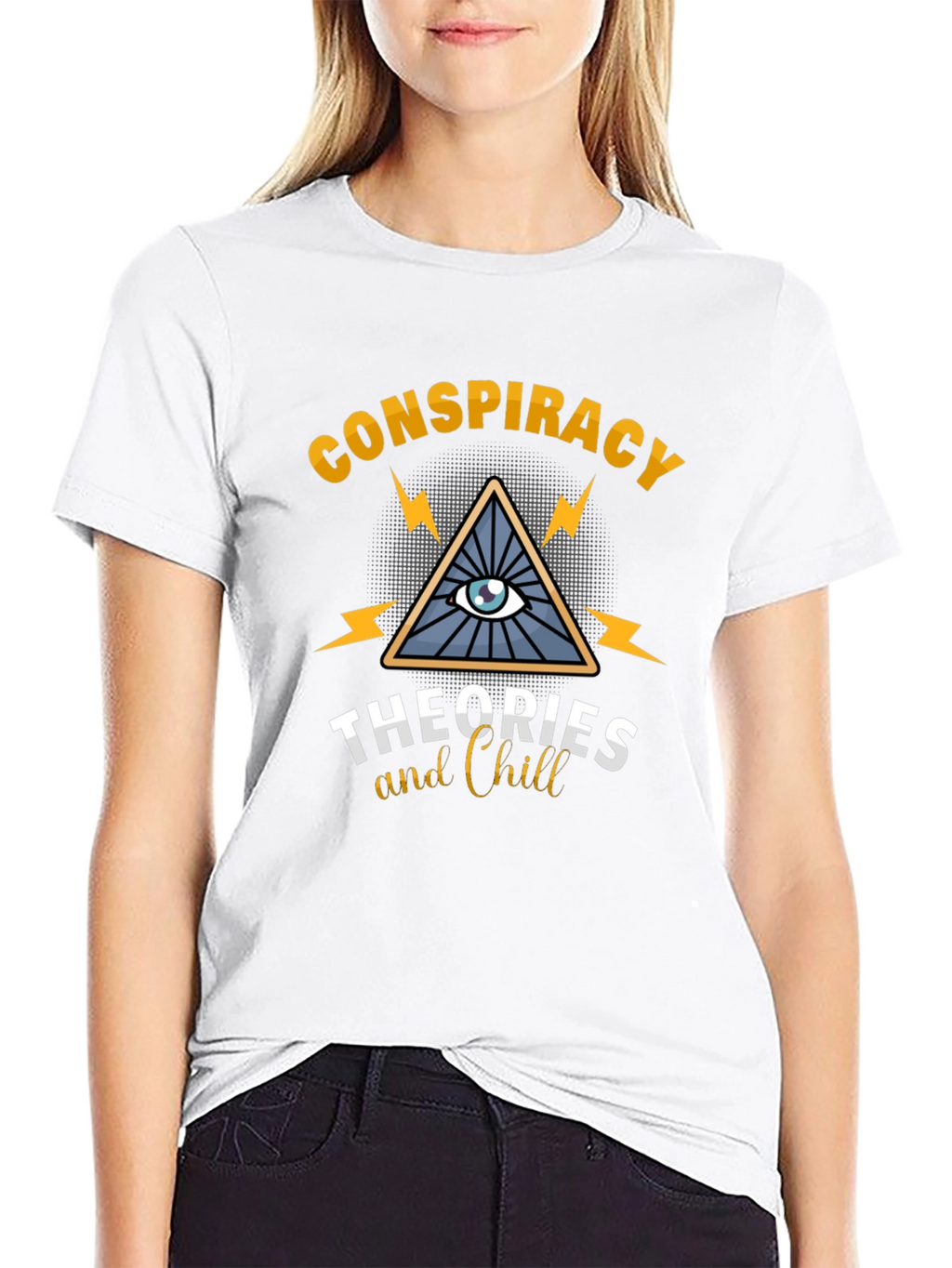 Conspiracy Theories and Chill Graphic T-Shirt