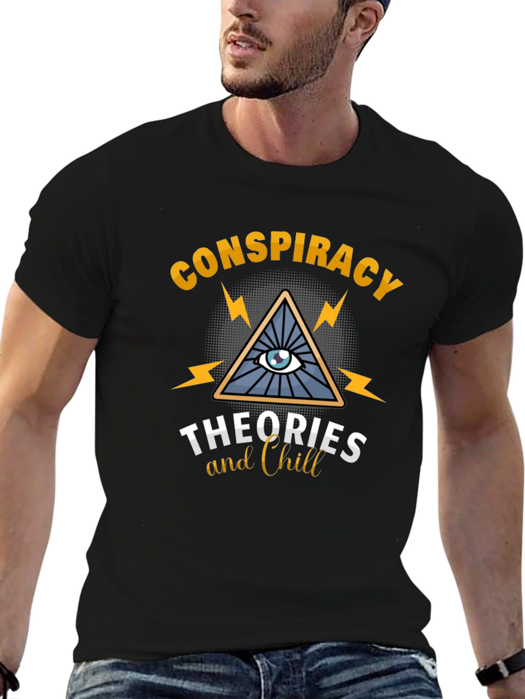 Conspiracy Theories and Chill Graphic T-Shirt