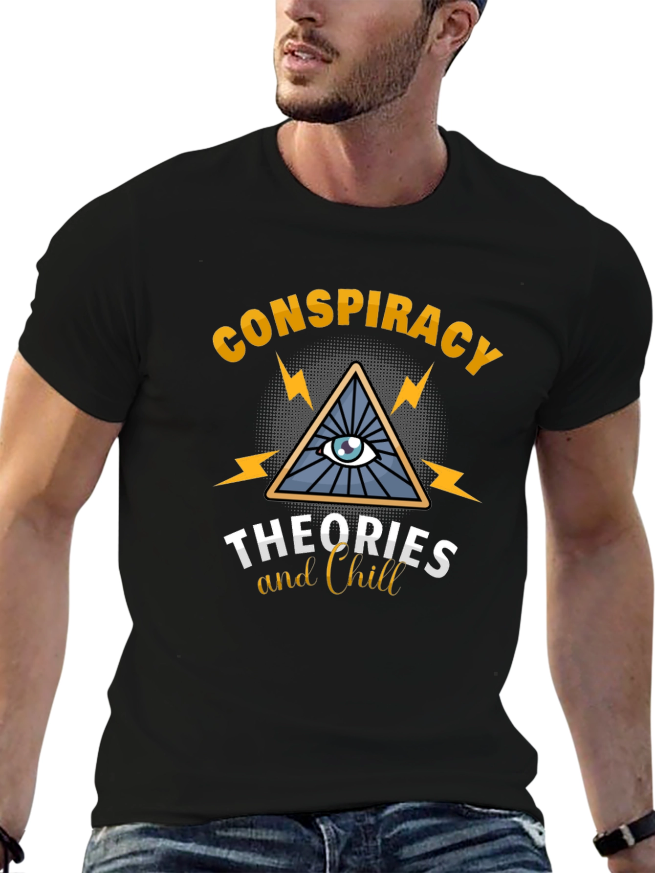 Conspiracy Theories and Chill Graphic T-Shirt