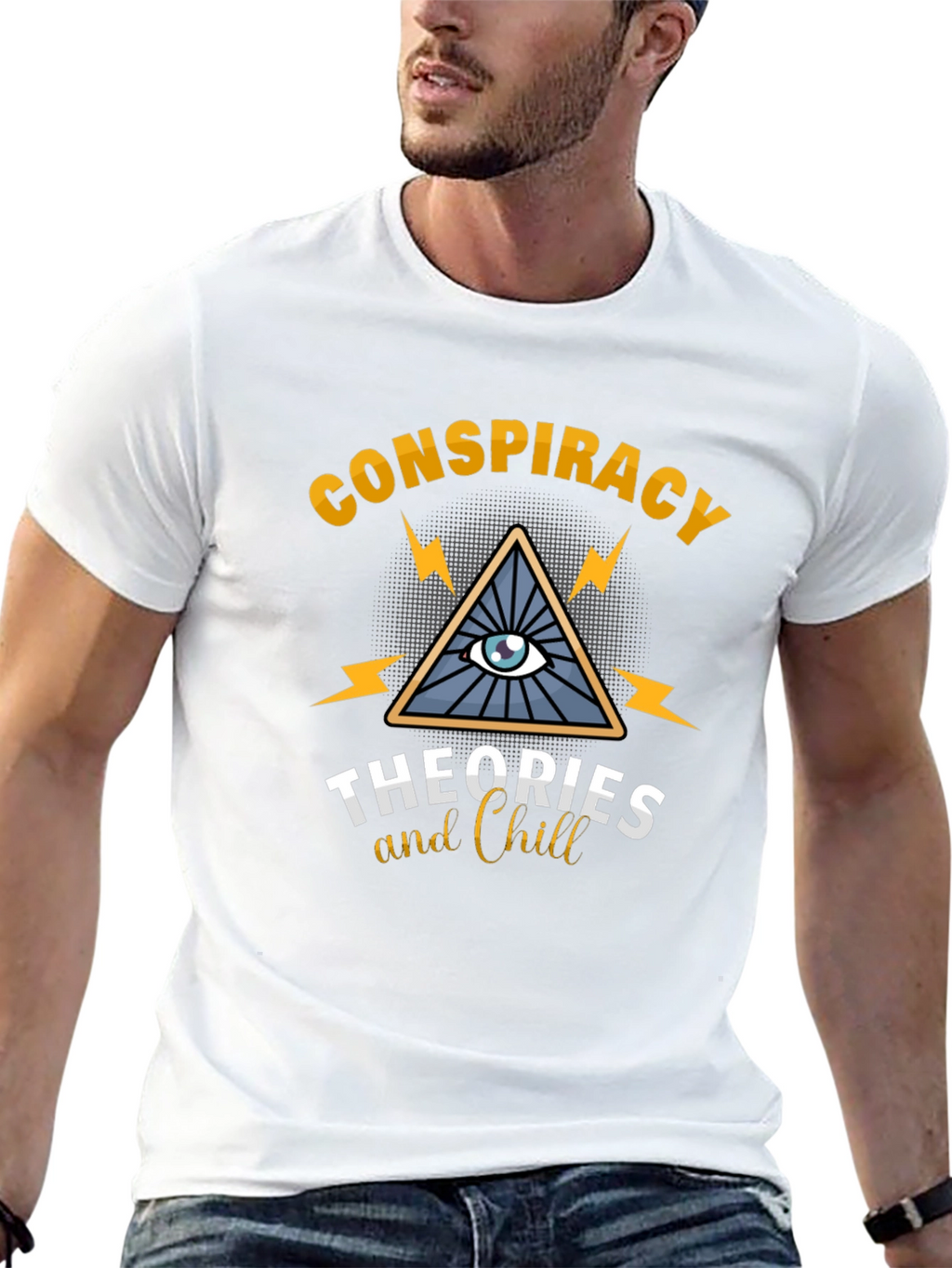 Conspiracy Theories and Chill Graphic T-Shirt