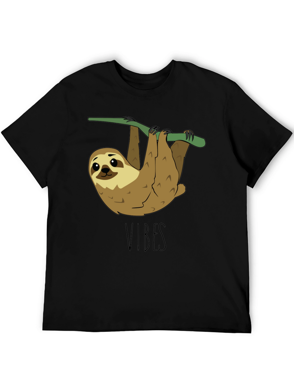 Sloth Vibes T-Shirt - Cute Animal Tee
