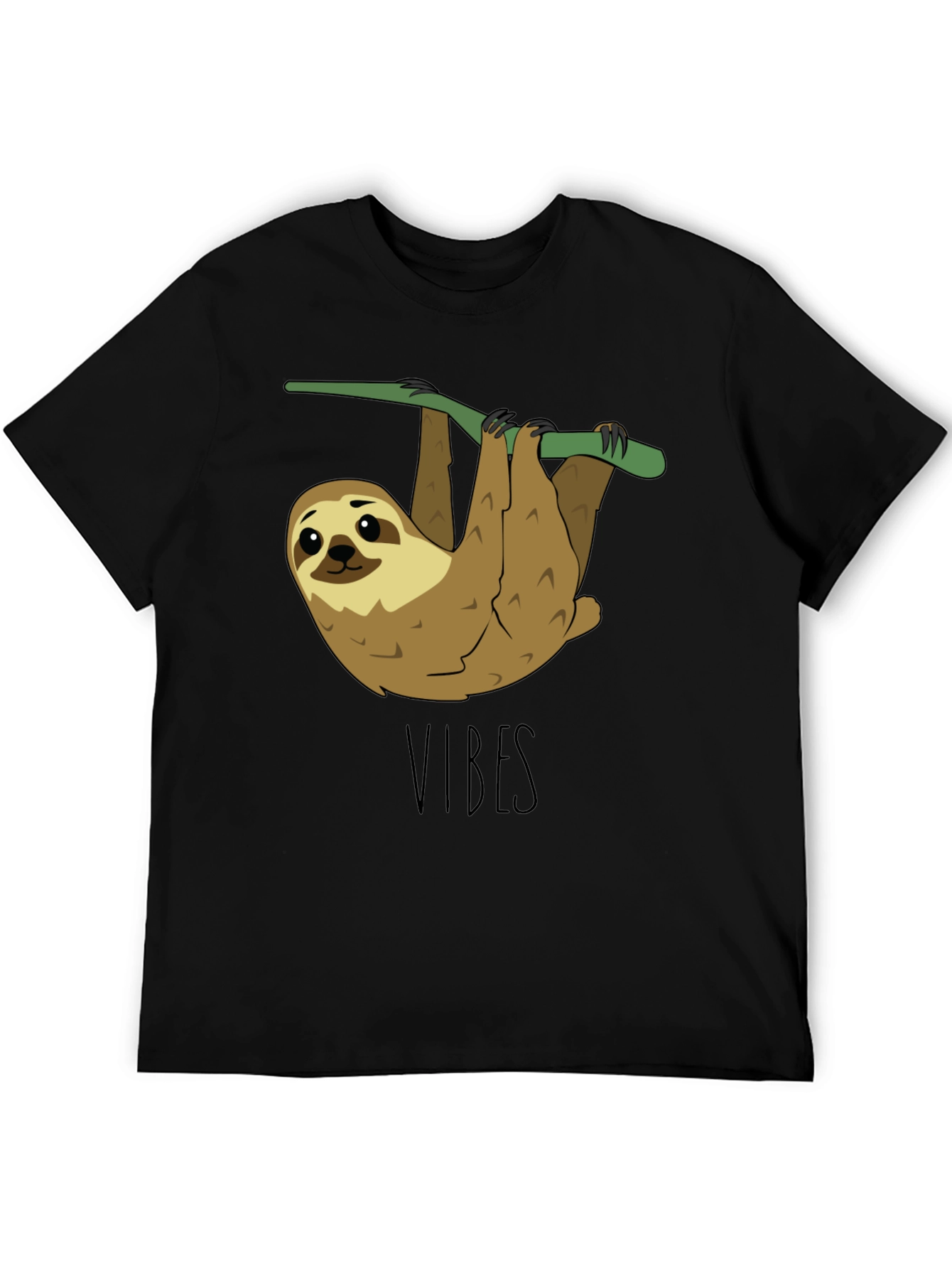 Sloth Vibes T-Shirt - Cute Animal Tee