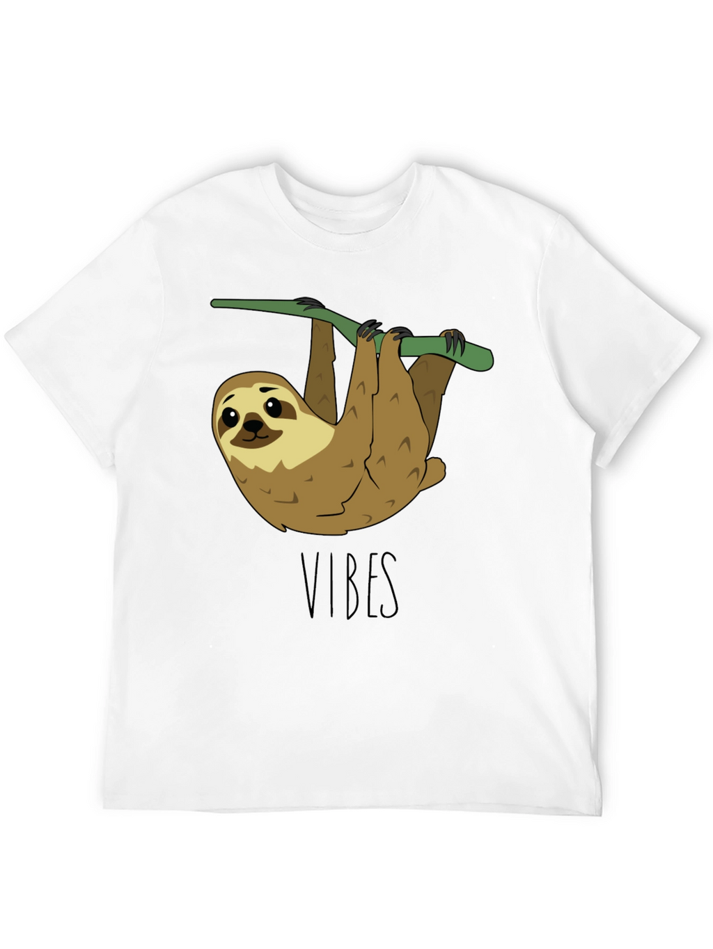 Sloth Vibes T-Shirt - Cute Animal Tee