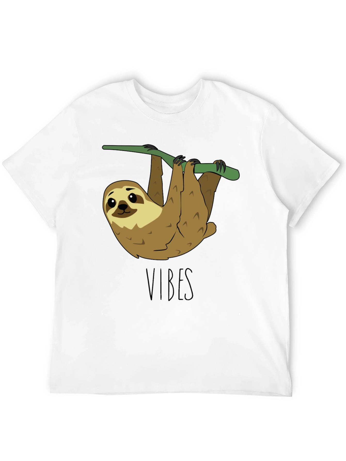 Sloth Vibes T-Shirt - Cute Animal Tee