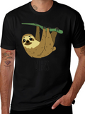 Sloth Vibes T-Shirt - Cute Animal Tee