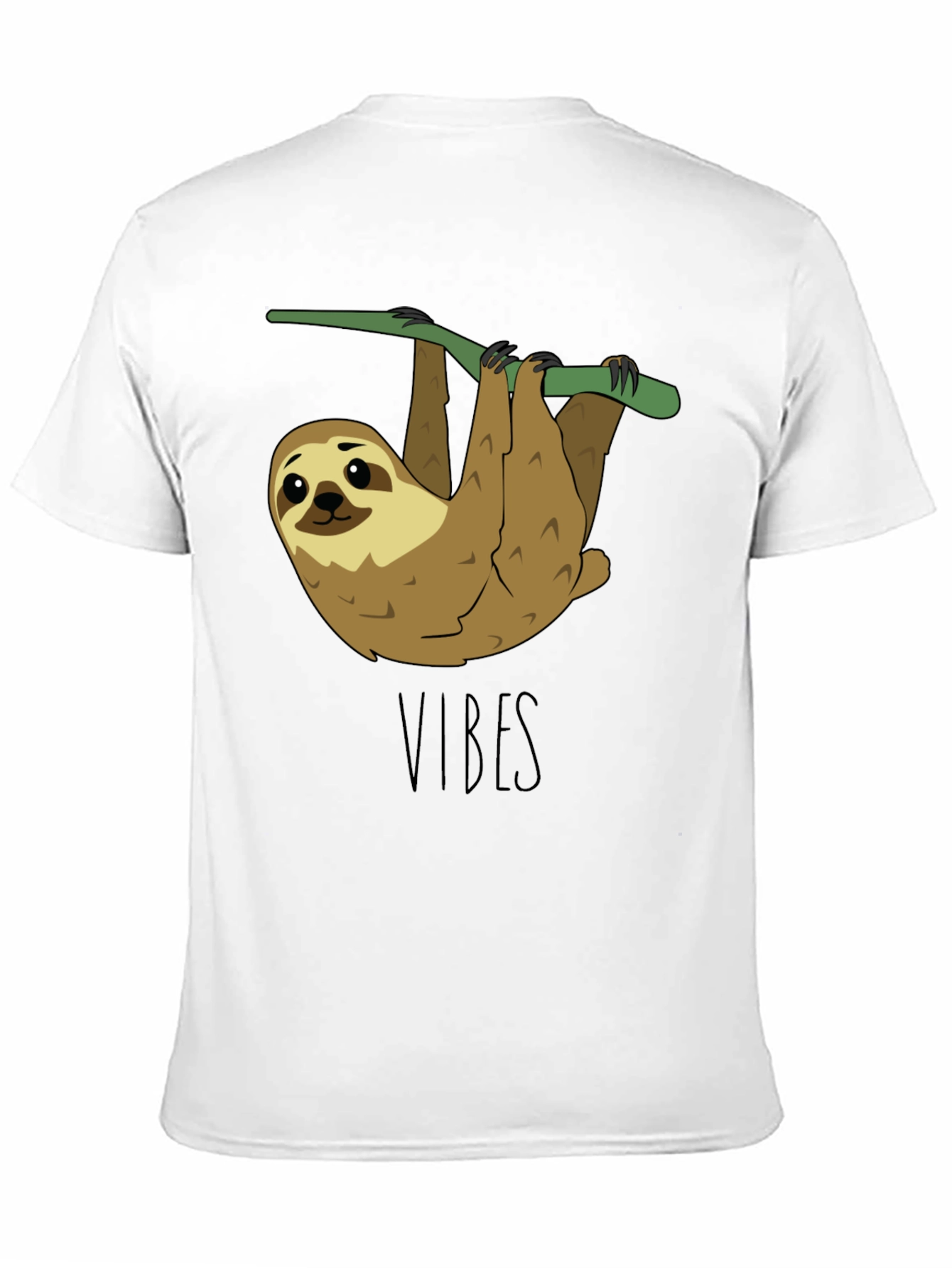 Sloth Vibes T-Shirt - Cute Animal Tee
