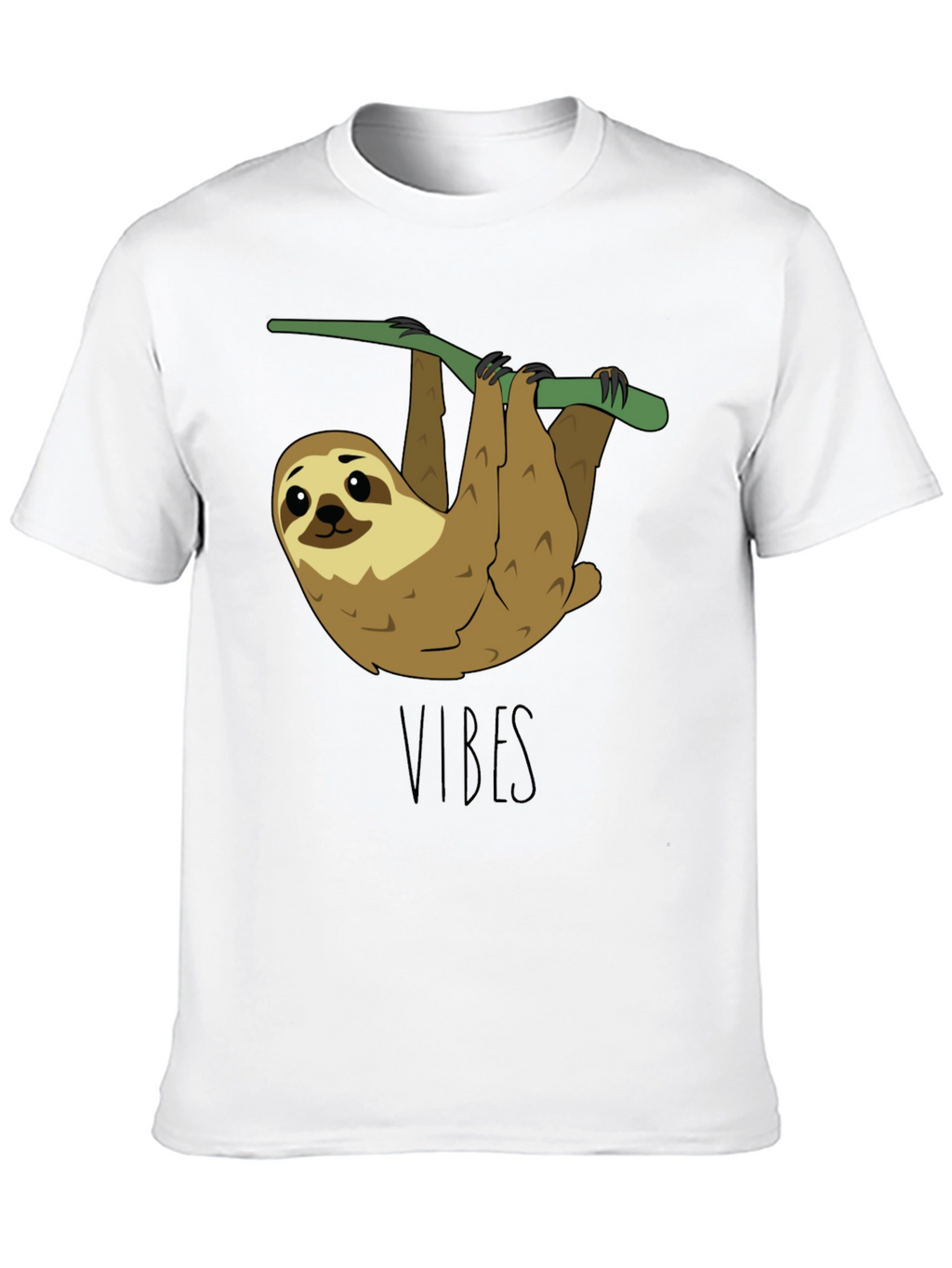Sloth Vibes T-Shirt - Cute Animal Tee