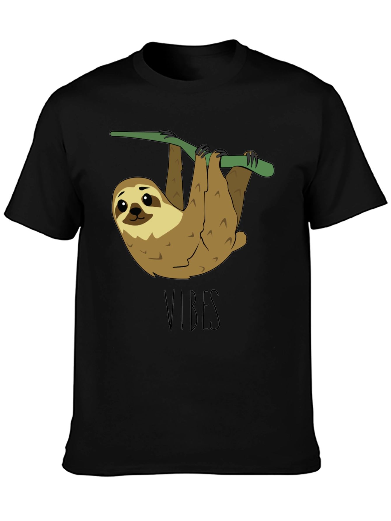 Sloth Vibes T-Shirt - Cute Animal Tee