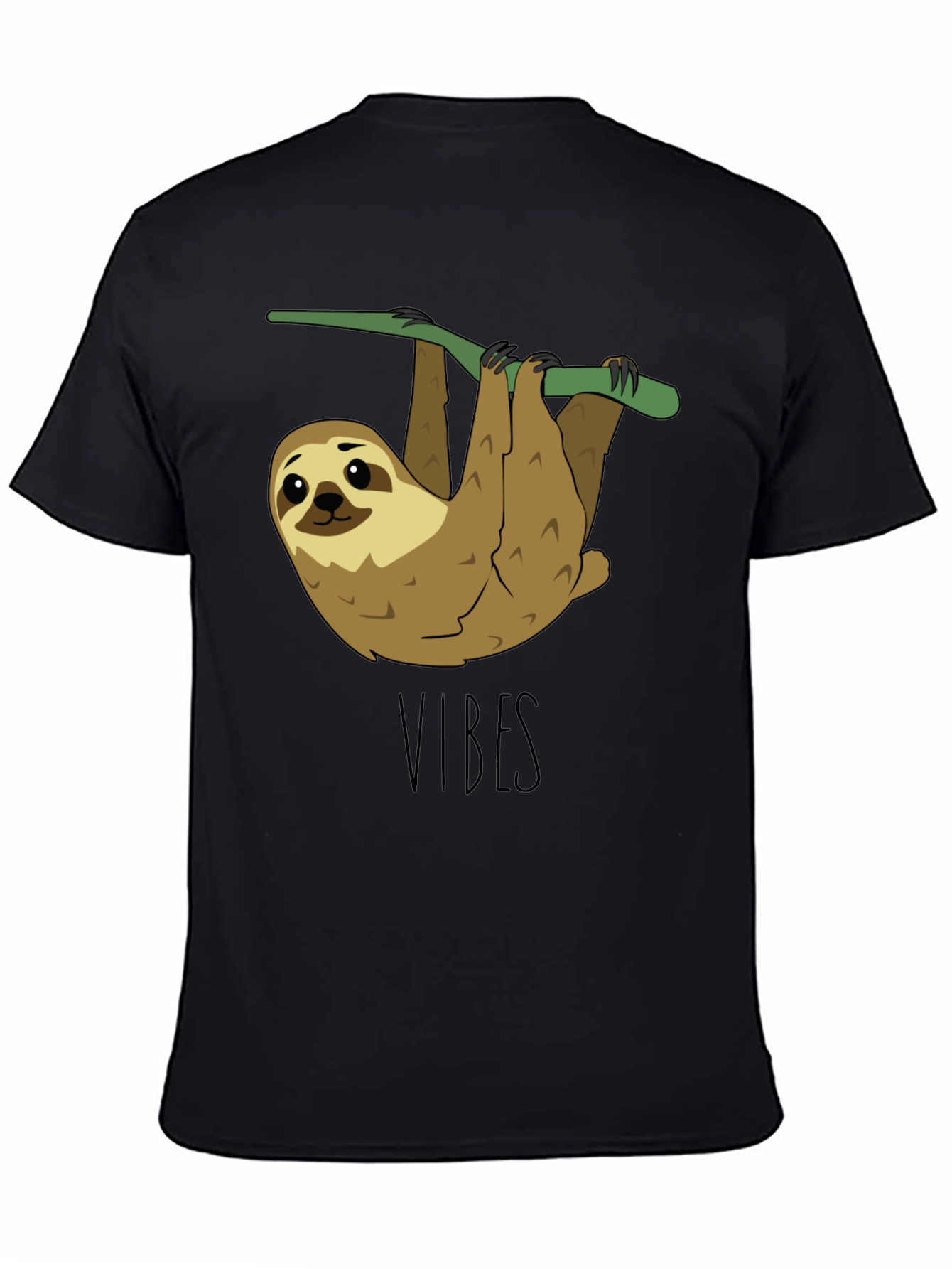 Sloth Vibes T-Shirt - Cute Animal Tee