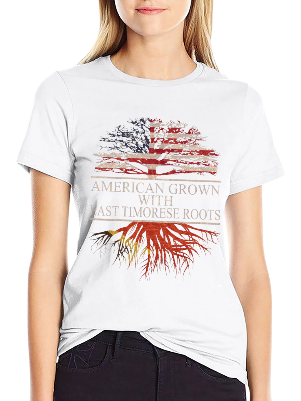 American Grown East Timorese Roots T-Shirt