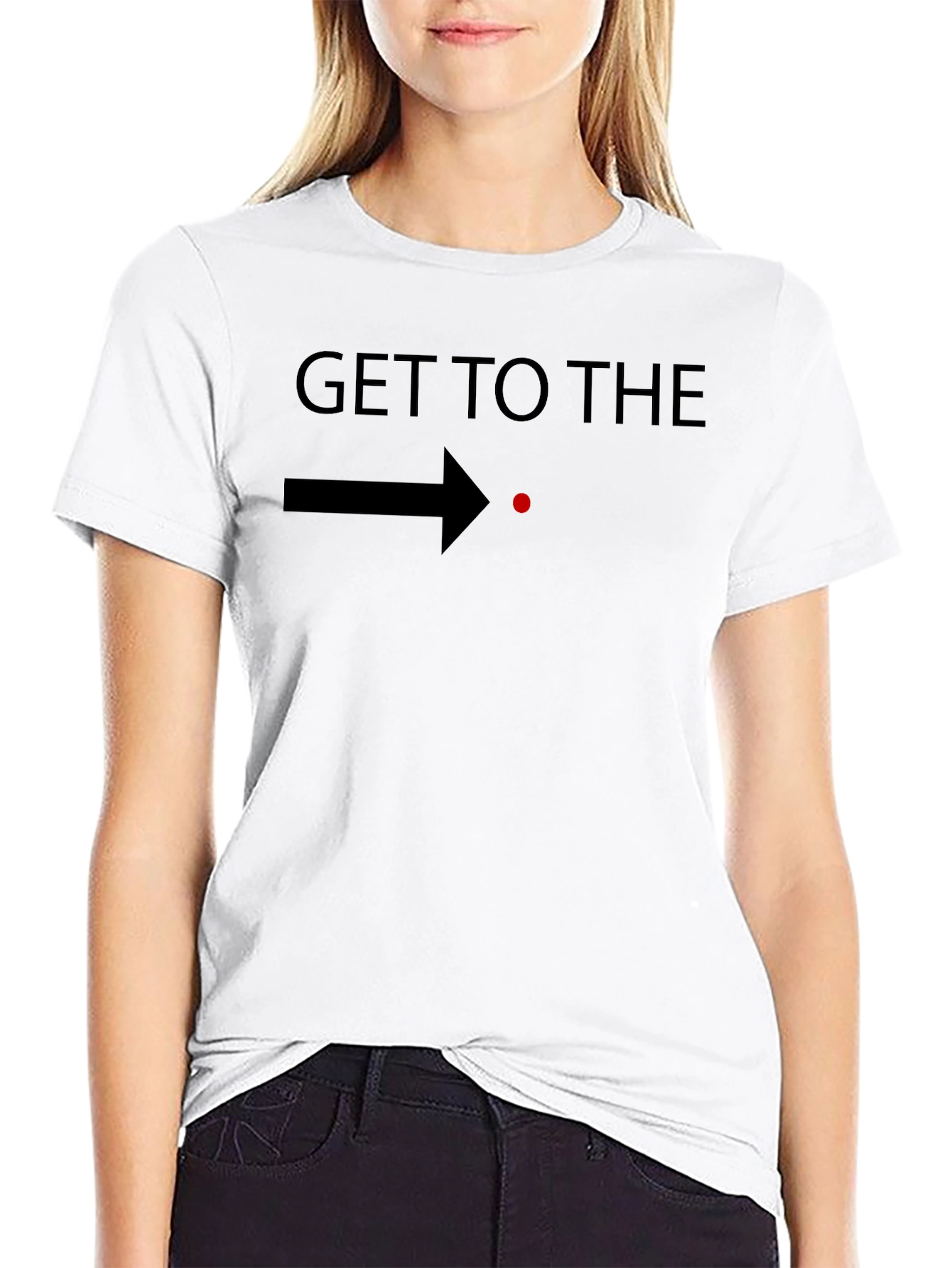 Get to the Point T-Shirt - Funny Graphic Tee