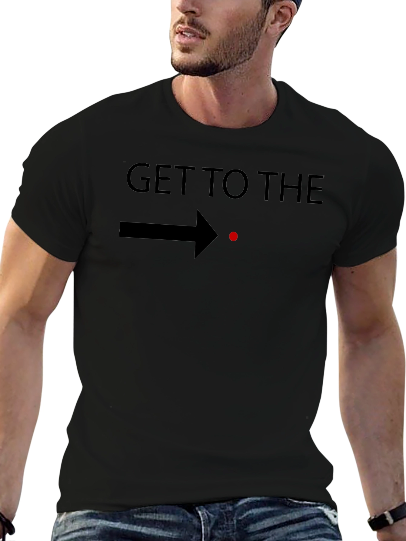 Get to the Point T-Shirt - Funny Graphic Tee