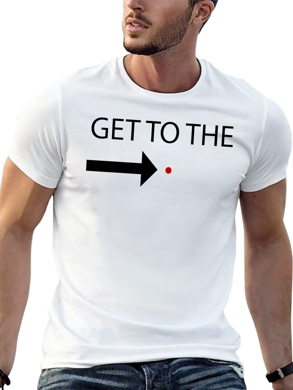 Get to the Point T-Shirt - Funny Graphic Tee