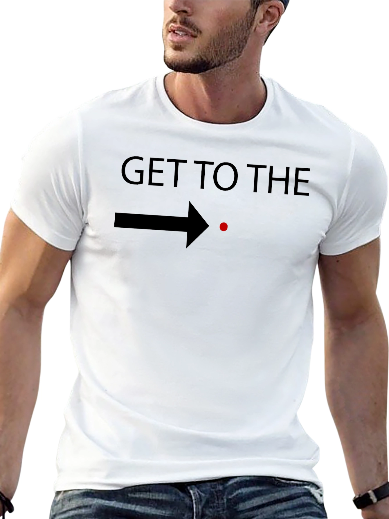 Get to the Point T-Shirt - Funny Graphic Tee