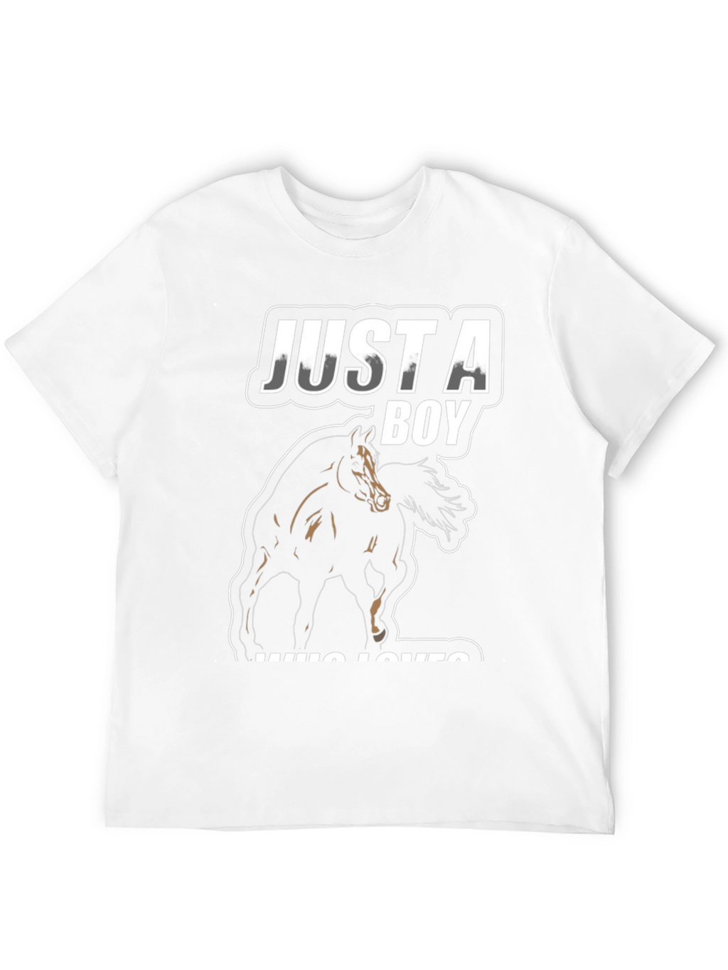 Just A Boy Who Loves Horses T-Shirt