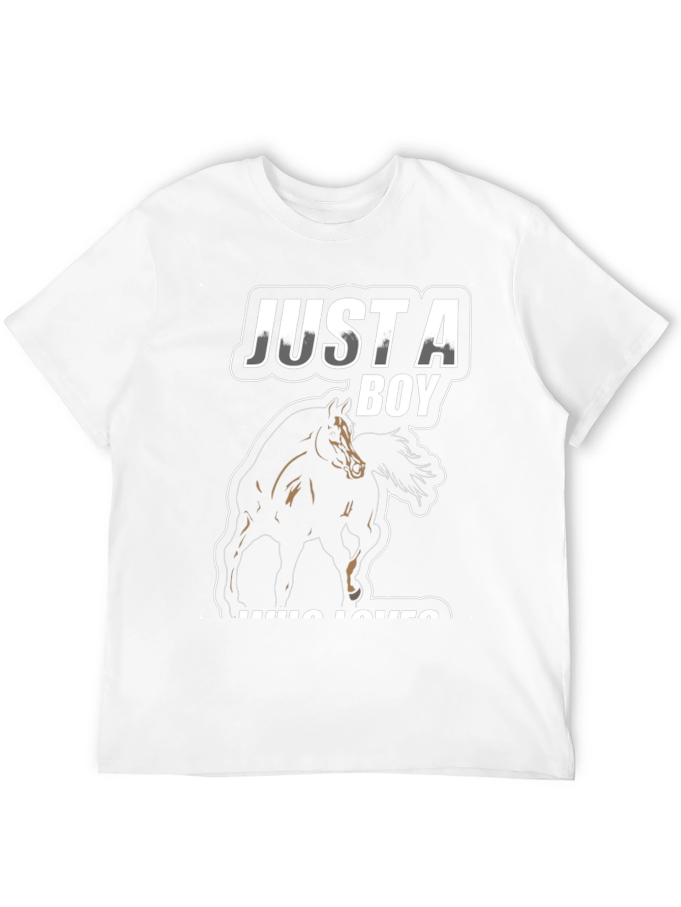 Just A Boy Who Loves Horses T-Shirt