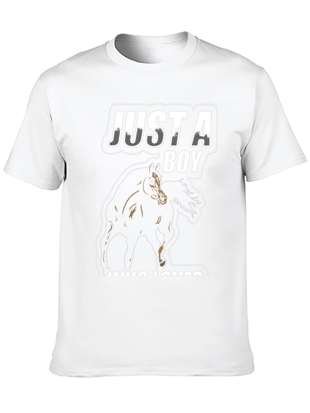 Just A Boy Who Loves Horses T-Shirt