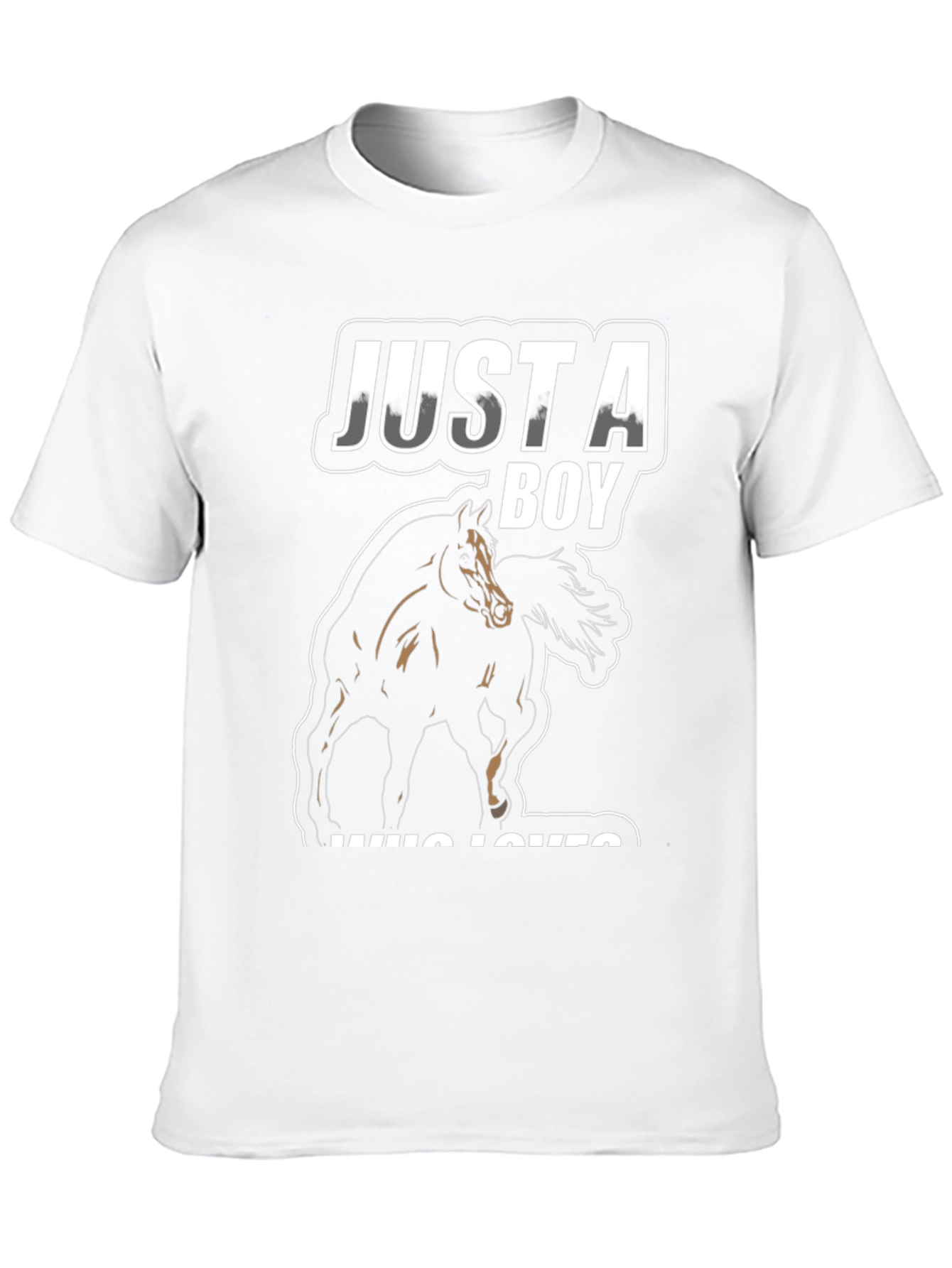 Just A Boy Who Loves Horses T-Shirt