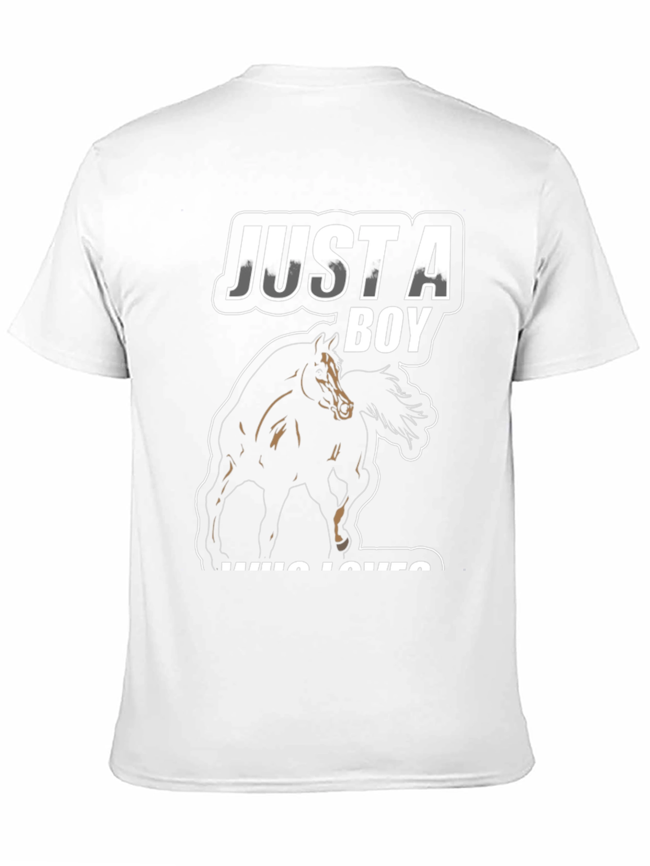 Just A Boy Who Loves Horses T-Shirt