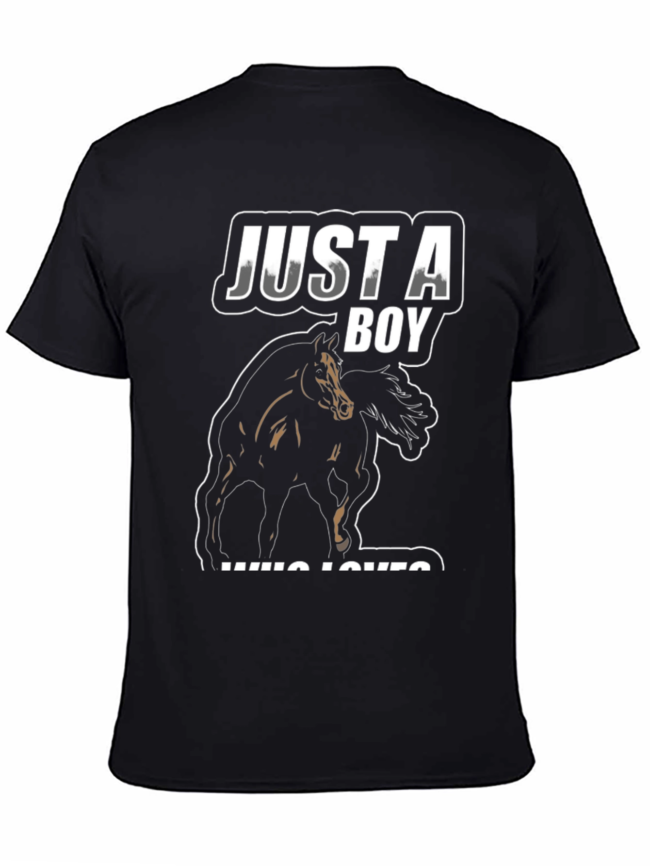 Just A Boy Who Loves Horses T-Shirt