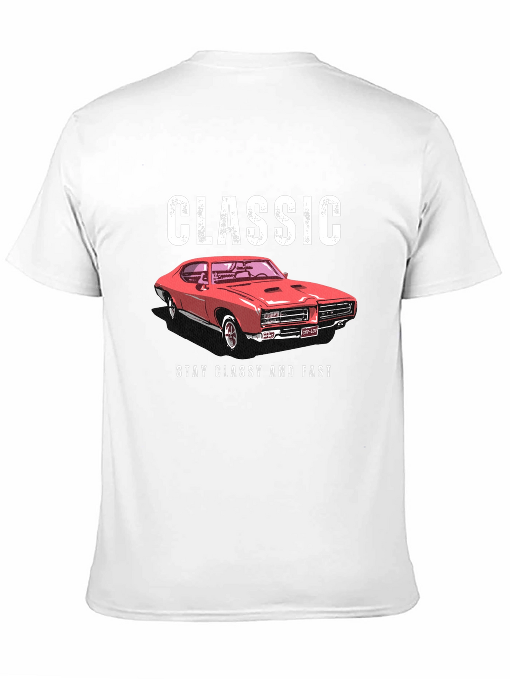 Classic Car Graphic Tee - Stay Classy and Fast