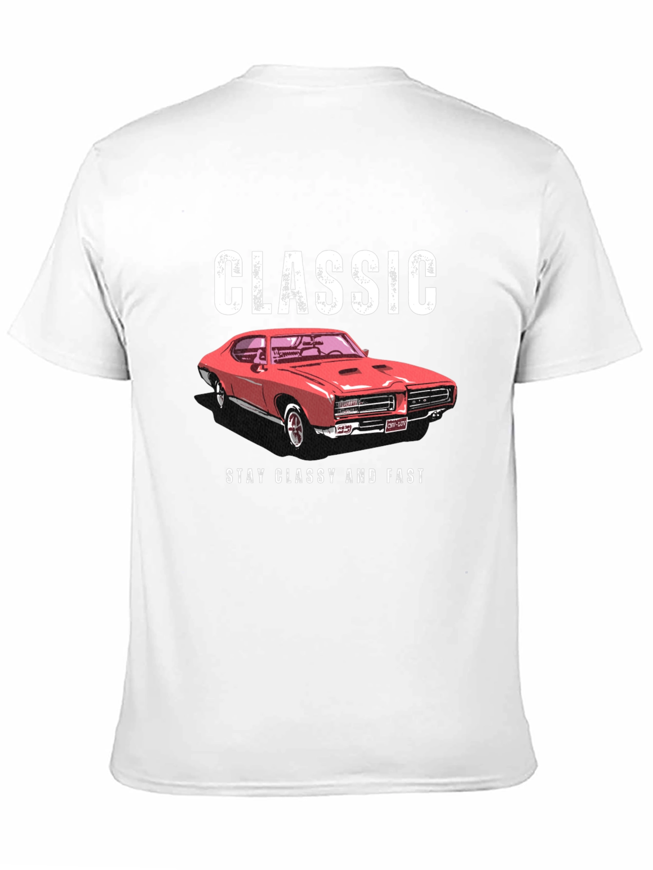 Classic Car Graphic Tee - Stay Classy and Fast