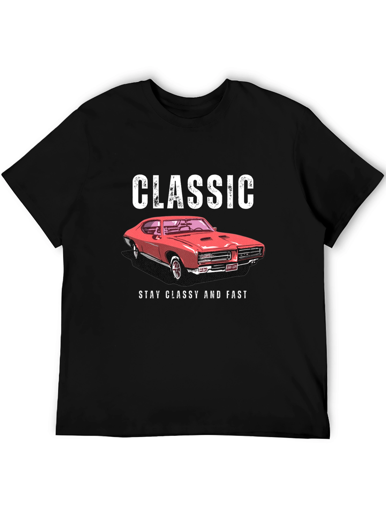 Classic Car Graphic Tee - Stay Classy and Fast