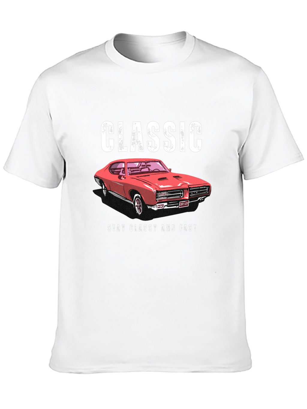 Classic Car Graphic Tee - Stay Classy and Fast