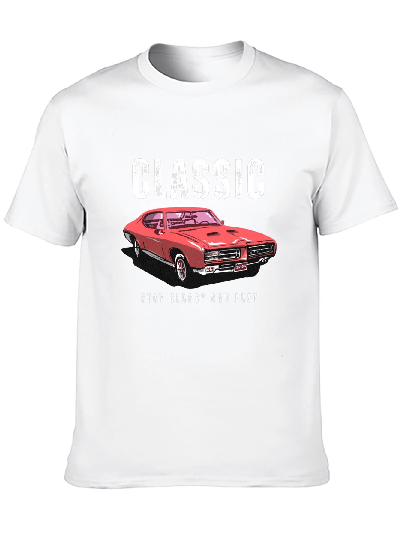 Classic Car Graphic Tee - Stay Classy and Fast