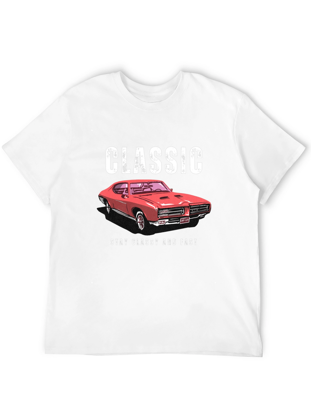 Classic Car Graphic Tee - Stay Classy and Fast