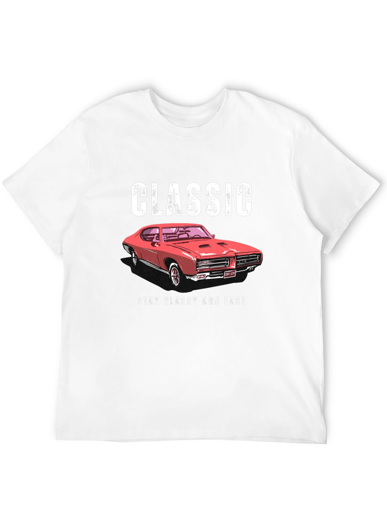 Classic Car Graphic Tee - Stay Classy and Fast