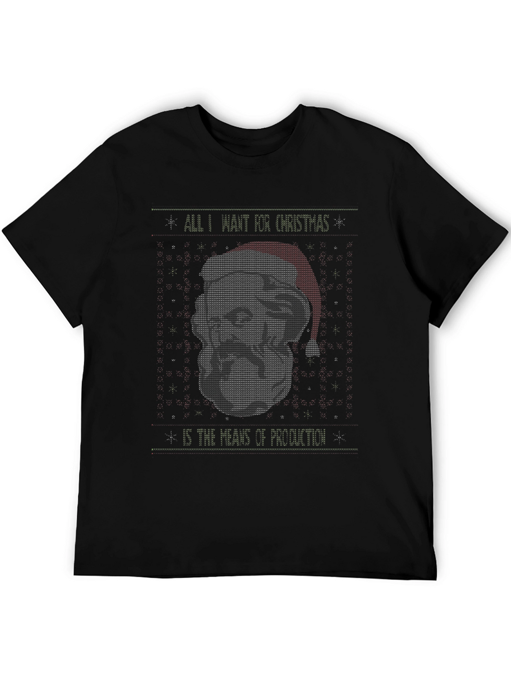 Marx Christmas T-Shirt - Means of Production