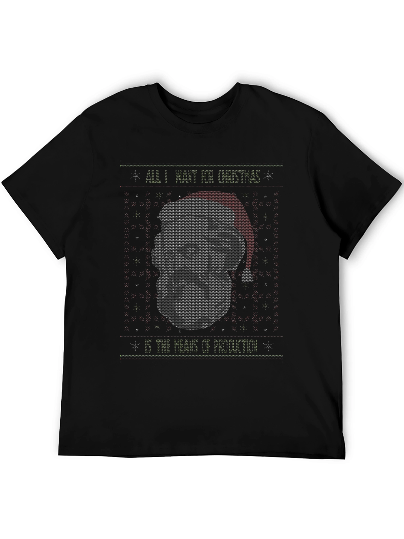 Marx Christmas T-Shirt - Means of Production